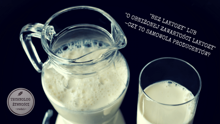 Mleko bez laktozy czy o obniżonej zawartości laktozy?