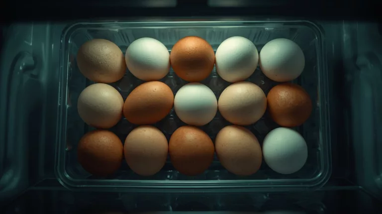 Ugotowane jajka na twardo w pojemniku w lodówce – prawidłowe przechowywanie