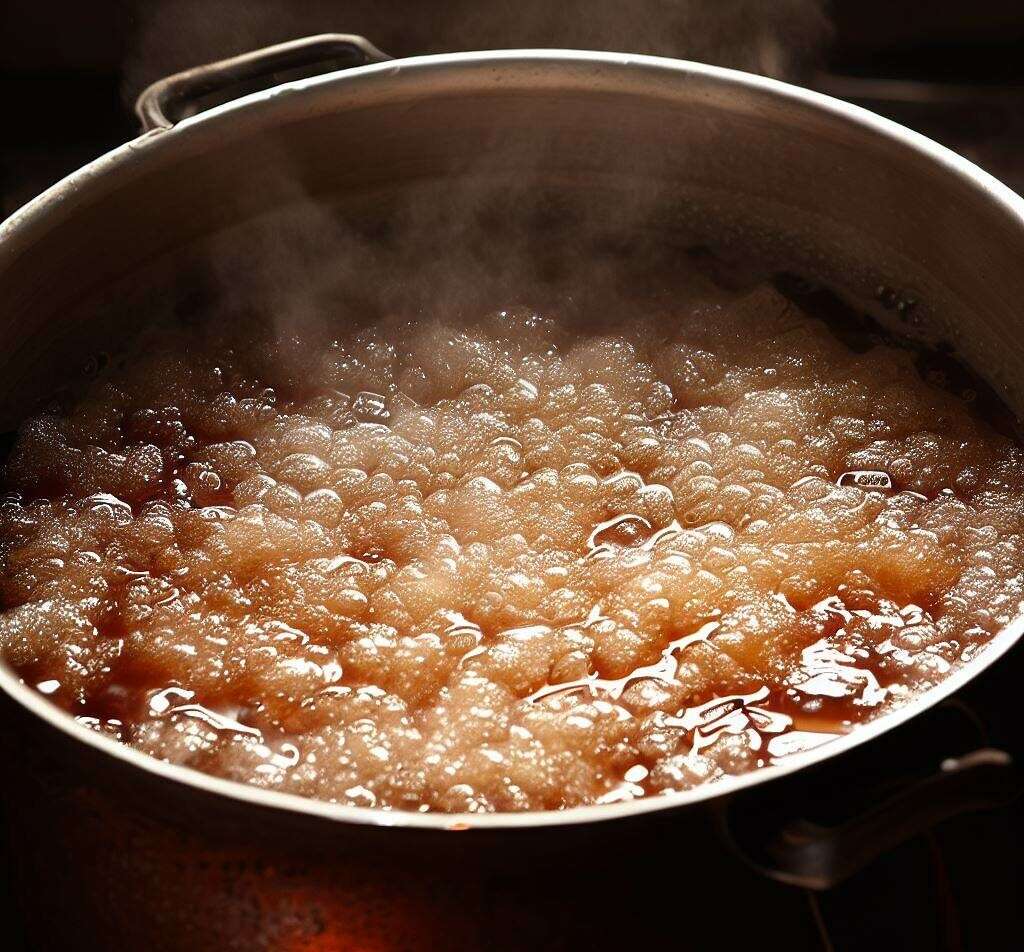 ocet ryżowy gotowany z cukrem