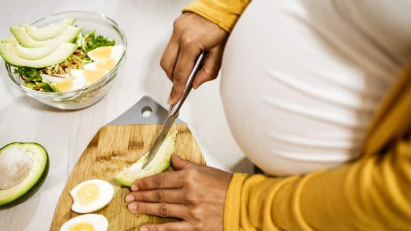 jedzenie za dwoje w ciąży