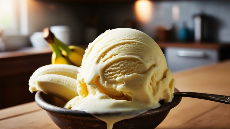 Domowe lody bananowe