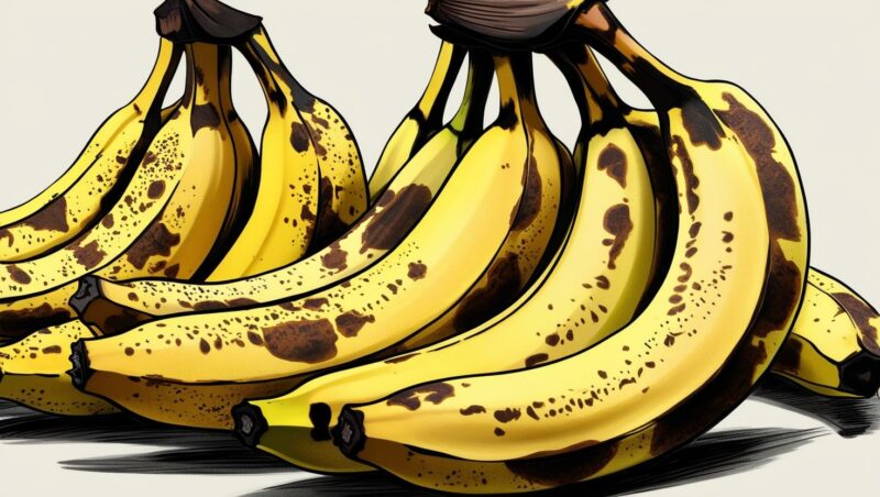 Przejrzałe banany