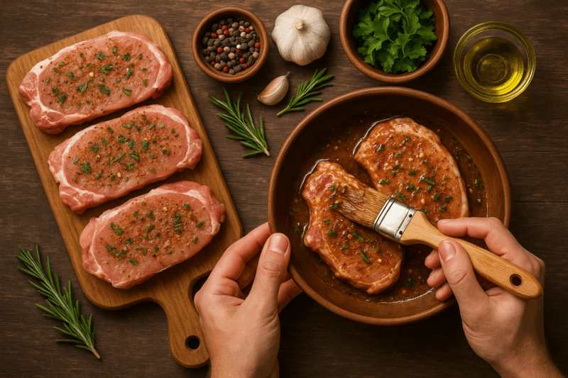 Marynowanie mięsa na grill