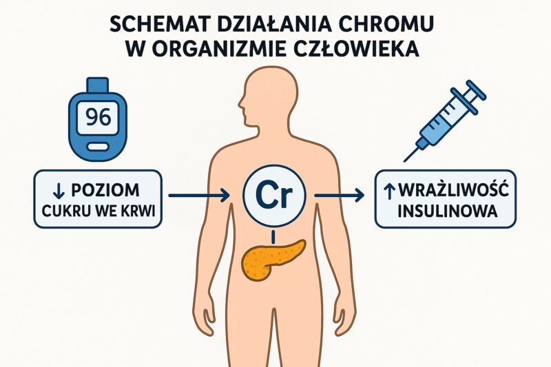 Wpływ chromu na metabolizm glukozy i wrażliwość na insulinę
