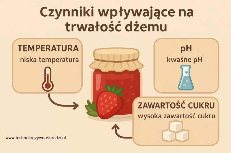 czynniki wpływające na trwałość dżemu