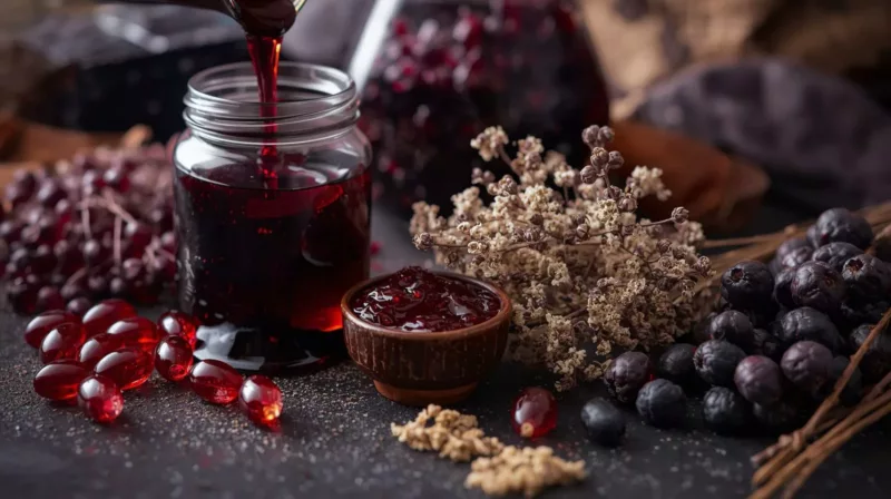 czarny bez różne postacie