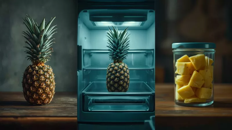 Prawidłowe metody przechowywania ananasa w różnych warunkach