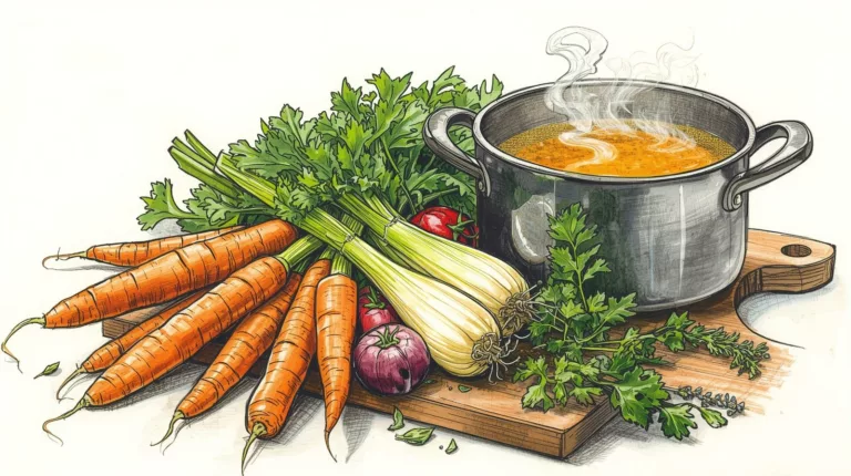 Świeże warzywa do domowego bulionu warzywnego jako zamiennik kostki rosołowej