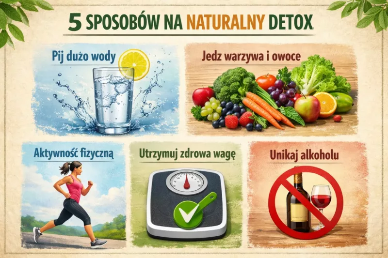 Pięć sprawdzonych sposobów wspierania naturalnej detoksyfikacji organizmu
