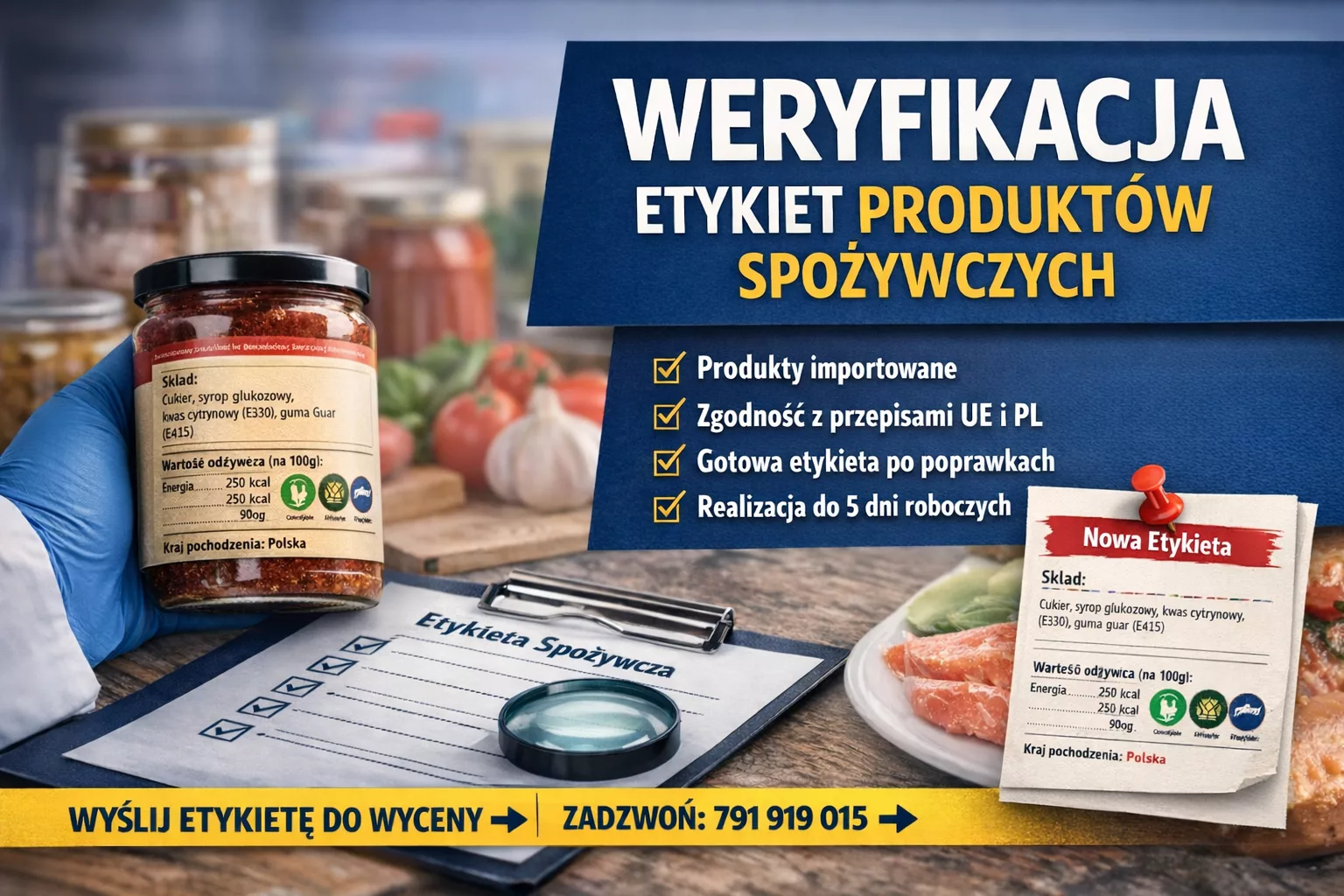 weryfikacja etykiet tanio