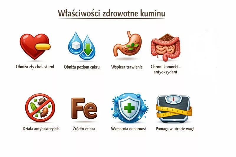 Właściwości zdrowotne kuminu potwierdzone badaniami naukowymi